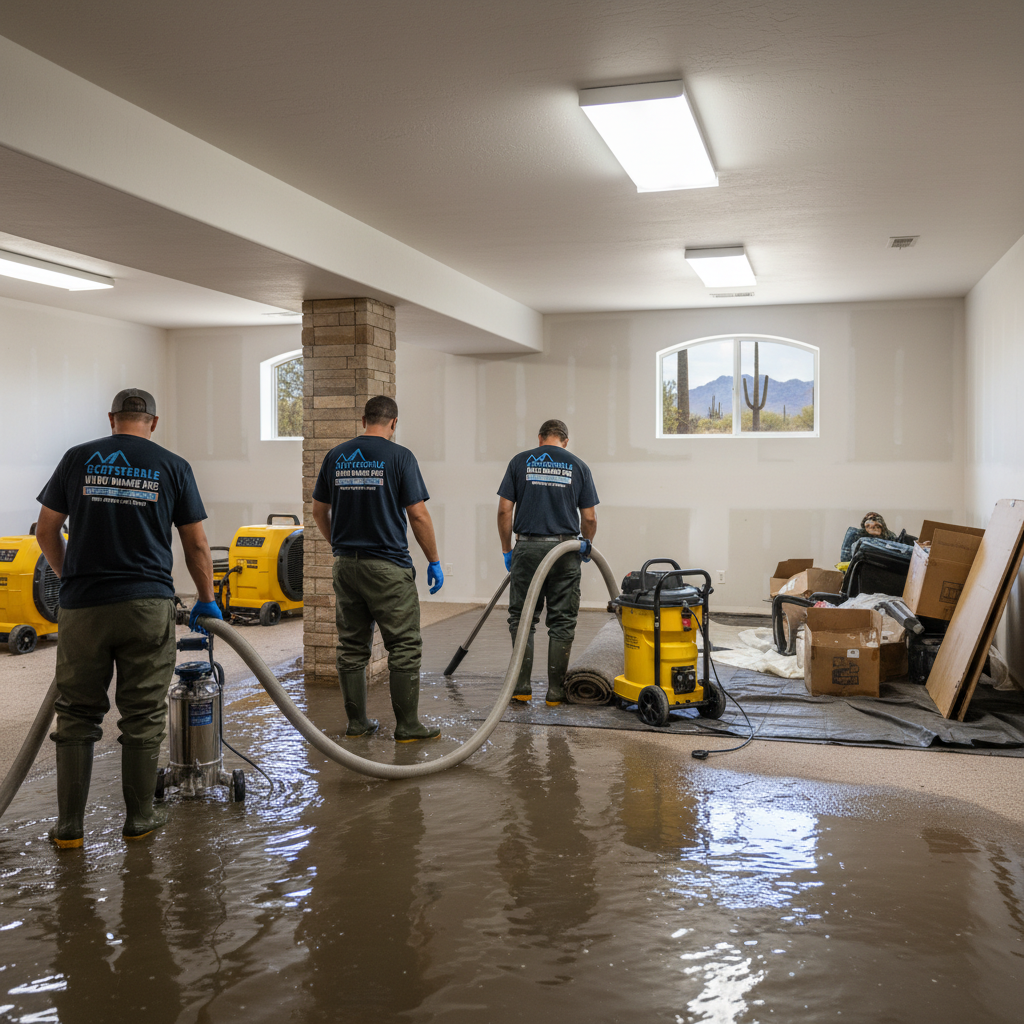 Essential Tips for Effective Basement Flooding Cleanup in North Scottsdale